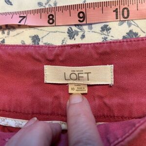 LOFT Cherry Red Pants
